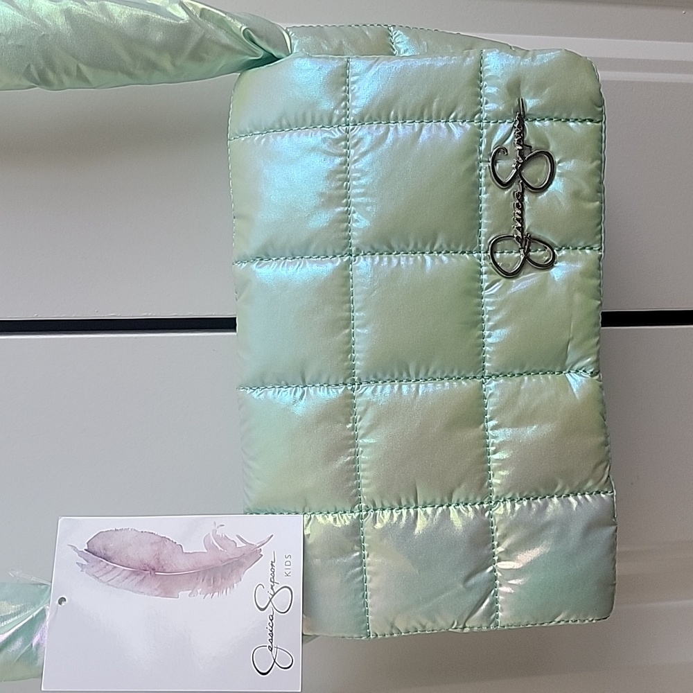 Jessica Simpson Kids Iridescent Quilted Bag - Picture 3 of 5